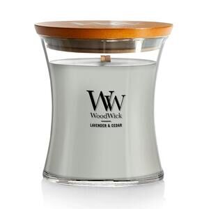 WoodWick Lavender & Cedar Holiday Candle Medium Hourglass 9.7onz